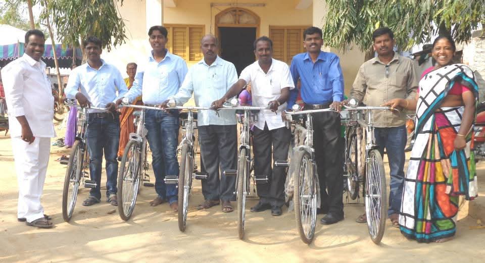 Missionaries with cycles